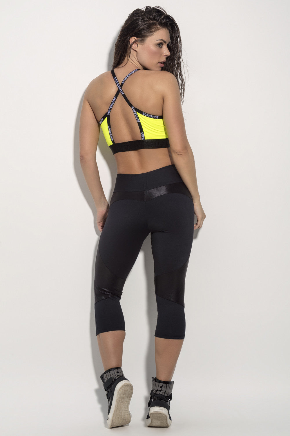 LEGGING SUPERHOT PANTS EAGER - BLACK - SUPERHOT - FitZee