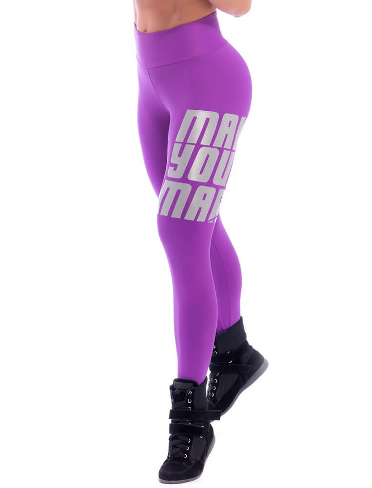 Make Your Mark Legging - Purple - SUPERHOT - FitZee