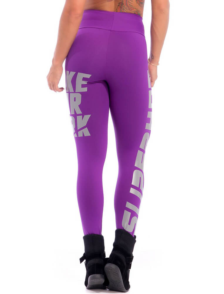 Make Your Mark Legging - Purple - SUPERHOT - FitZee