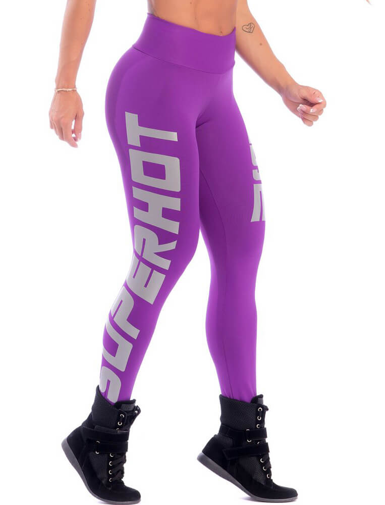 Make Your Mark Legging - Purple - SUPERHOT - FitZee