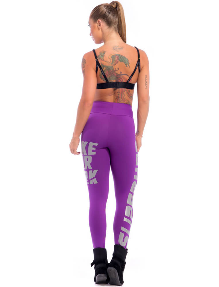 Make Your Mark Legging - Purple - SUPERHOT - FitZee