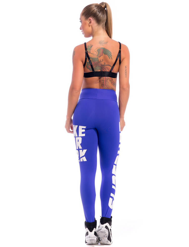 Make Your Mark Legging - Blue - SUPERHOT - FitZee
