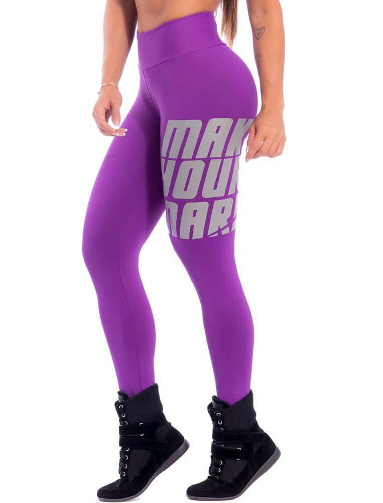 Make Your Mark Legging - Purple - SUPERHOT - FitZee